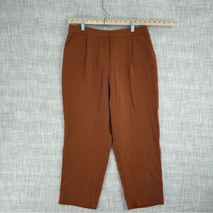 Vetta Womens Size 14 Tencel pants burnt orange 3144